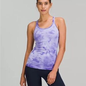 RARE Lululemon Ebb to Street Tank Top
- Marble Dye Charged Indigo